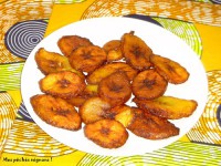 Bananes plantains frits